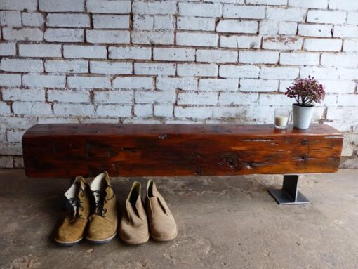 Reclaimed Barn Beam Benches- Solid Wood- Furniture -1 - Woodify