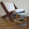 Reclaimed Wood Lounge Chair - 2 - Woodify
