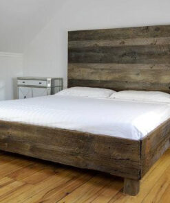 Rustic Barnwood Bed Frame - Reclaimed - 1 - Woodify