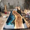 GIANT Coffee Table Epoxy River -4 - Woodify