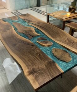 Epoxy River Dining Tables - Woodify