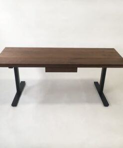 Modern Adjustable Standing Desk - Walnut Electric - Woodify